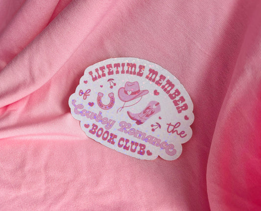 Cowboy Romance Lifetime Member Sticker