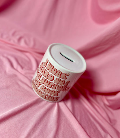 I work hard to support my book addiction - Money Box