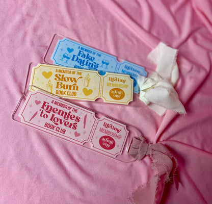 Fake Dating Acrylic Bookmark