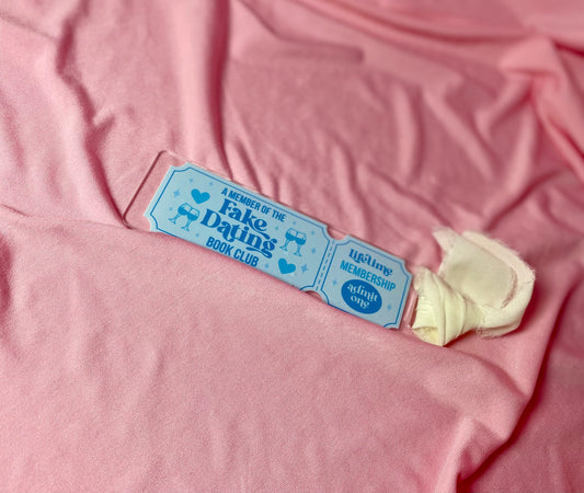 Fake Dating Acrylic Bookmark