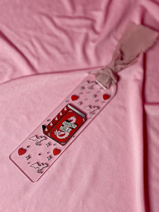 Fantasy Girlie Acrylic Bookmark