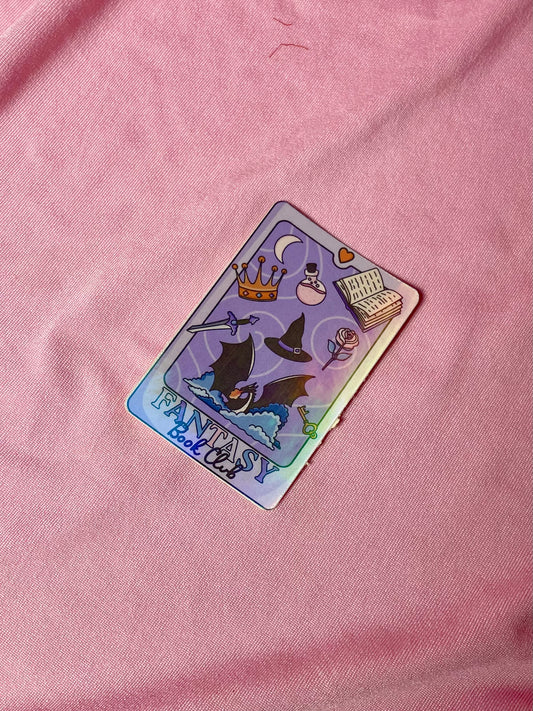 Fantasy Book Club Tarot Sticker