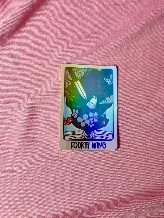 Fourth Wing Tarot Sticker