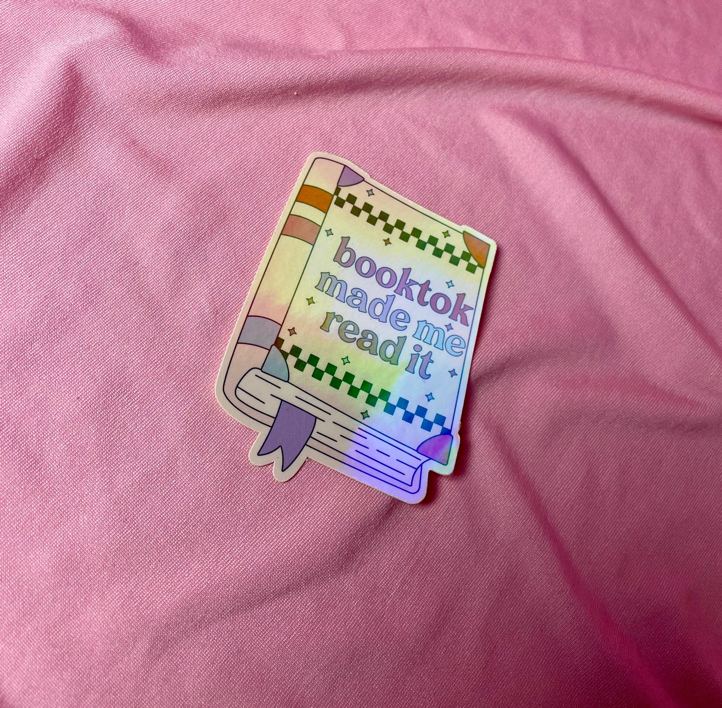 Booktok made me read it Sticker