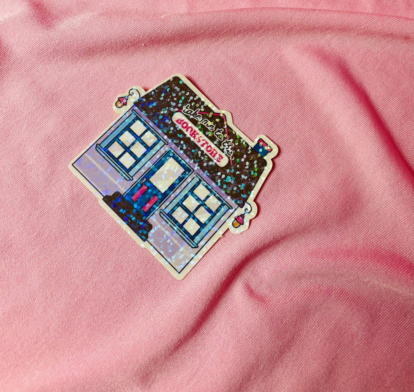Take me to the Bookstore Sticker
