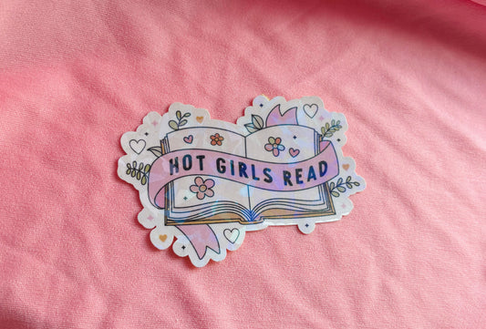 Hot girls read bookish sticker