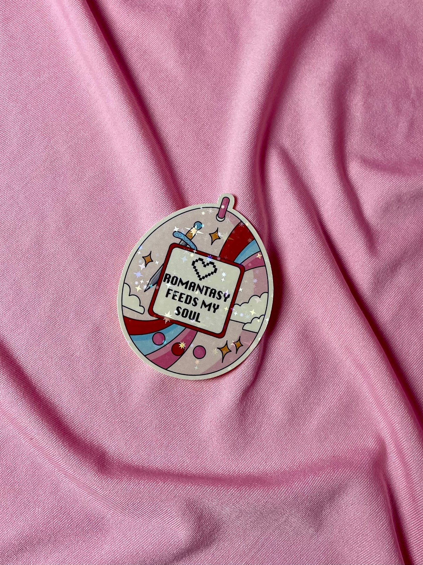 Romantasy Tamagotchi Style Sticker