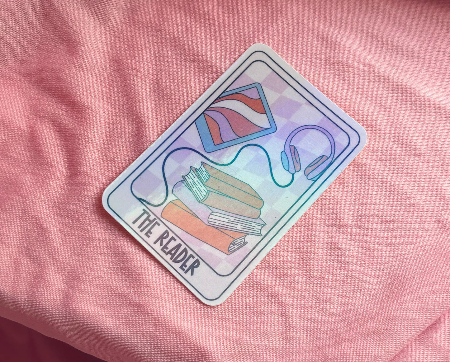 The reader tarot card sticker