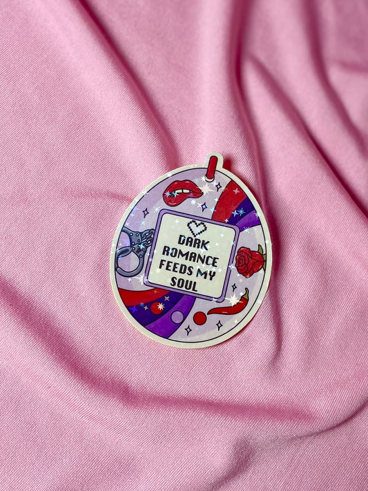 Dark Romance Tamagotchi Style Sticker