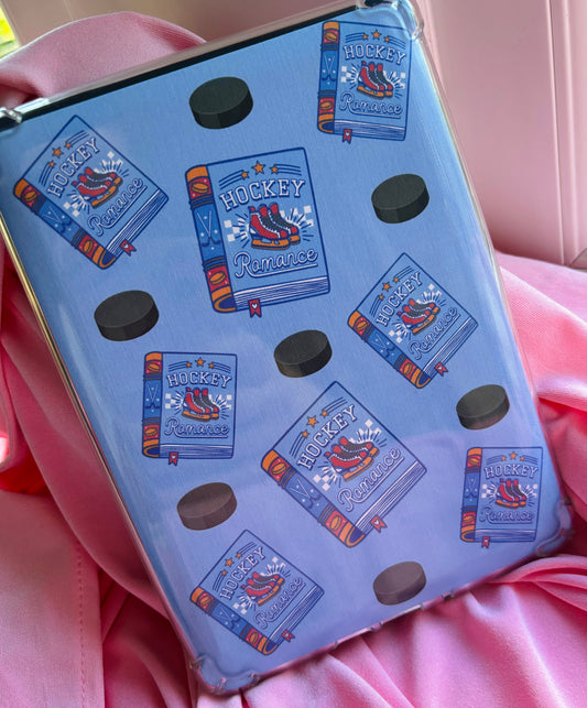 Hockey Romance Kindle Insert - E-reader card insert for clear cases