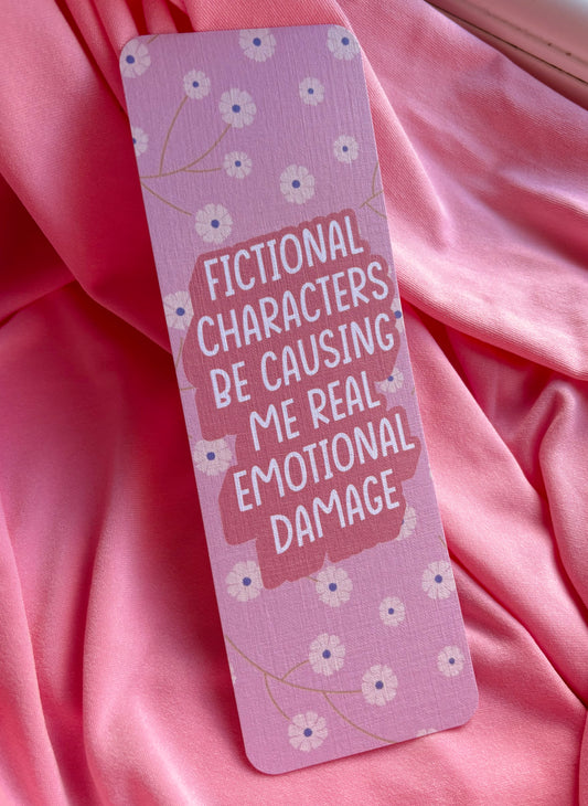 Fictional characters causing emotional damage Card Bookmark