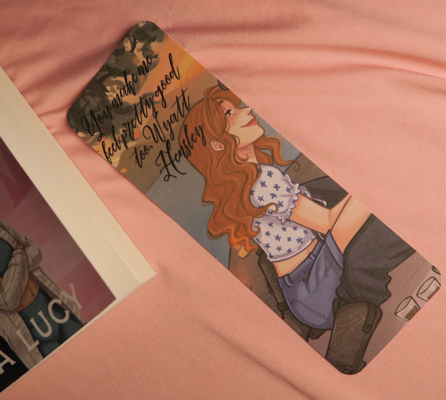 Aurora and Wyatt character art bookmark set