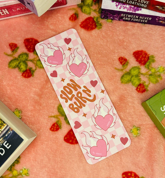 Slow Burn Heart Card Bookmark