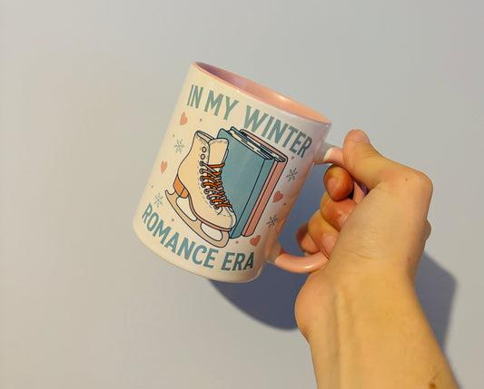 In my Winter Romance Era Pink mug