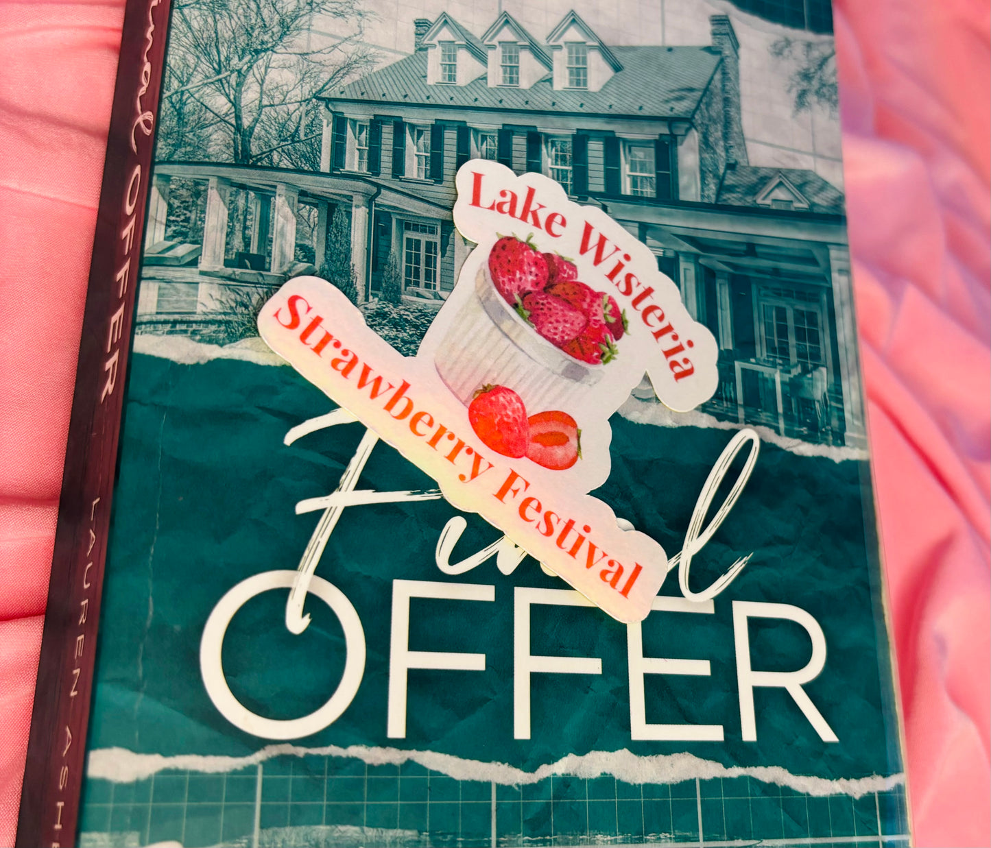 Lake Wisteria Strawberry Festival Holographic Sticker