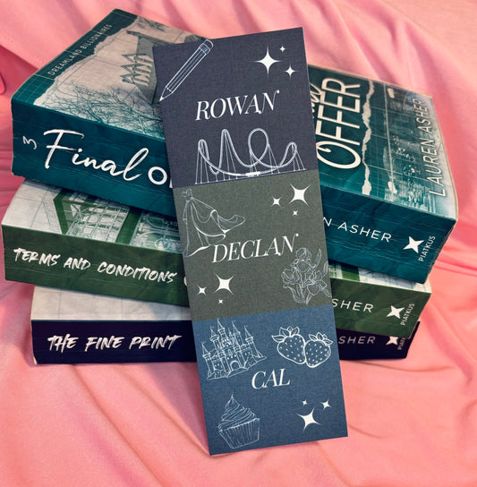 The Dreamland Billionaires Themed Card Bookmark