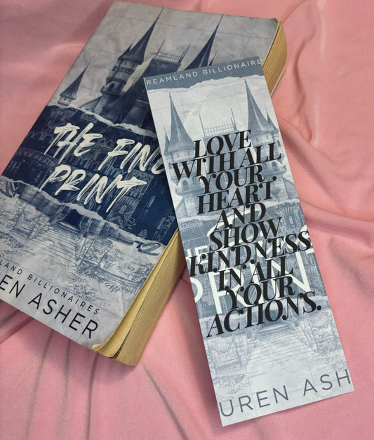 The Fine Print Card Bookmark