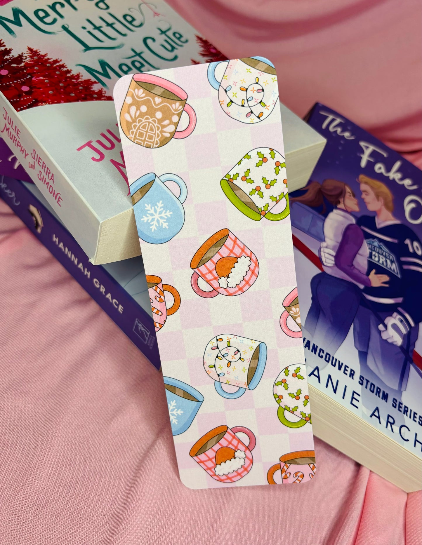 Christmas Mugs Card Bookmark