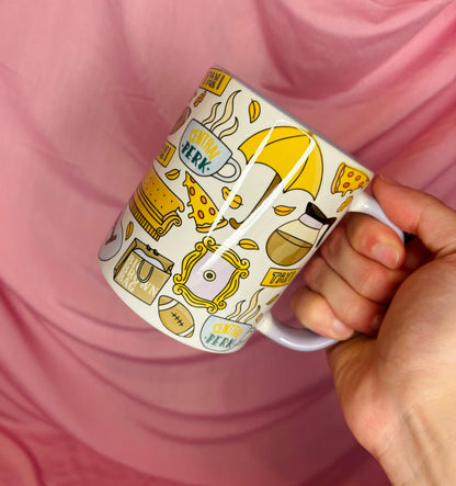 NYC theme Lilac Mug
