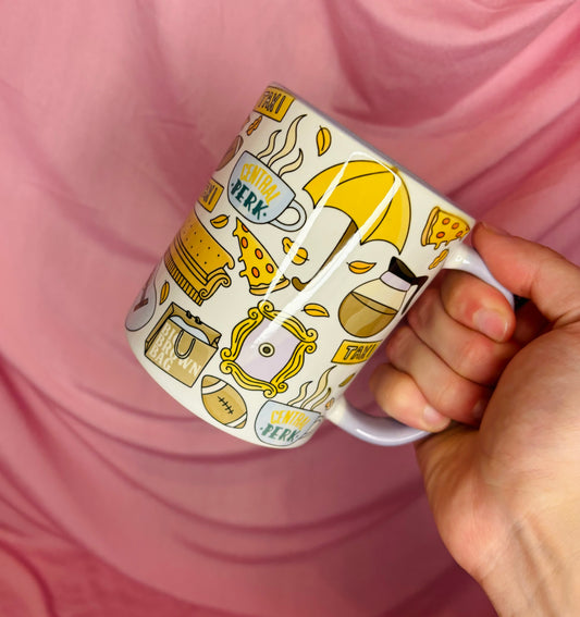 NYC theme Lilac Mug