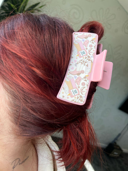 Cowboy Romance Claw Clip